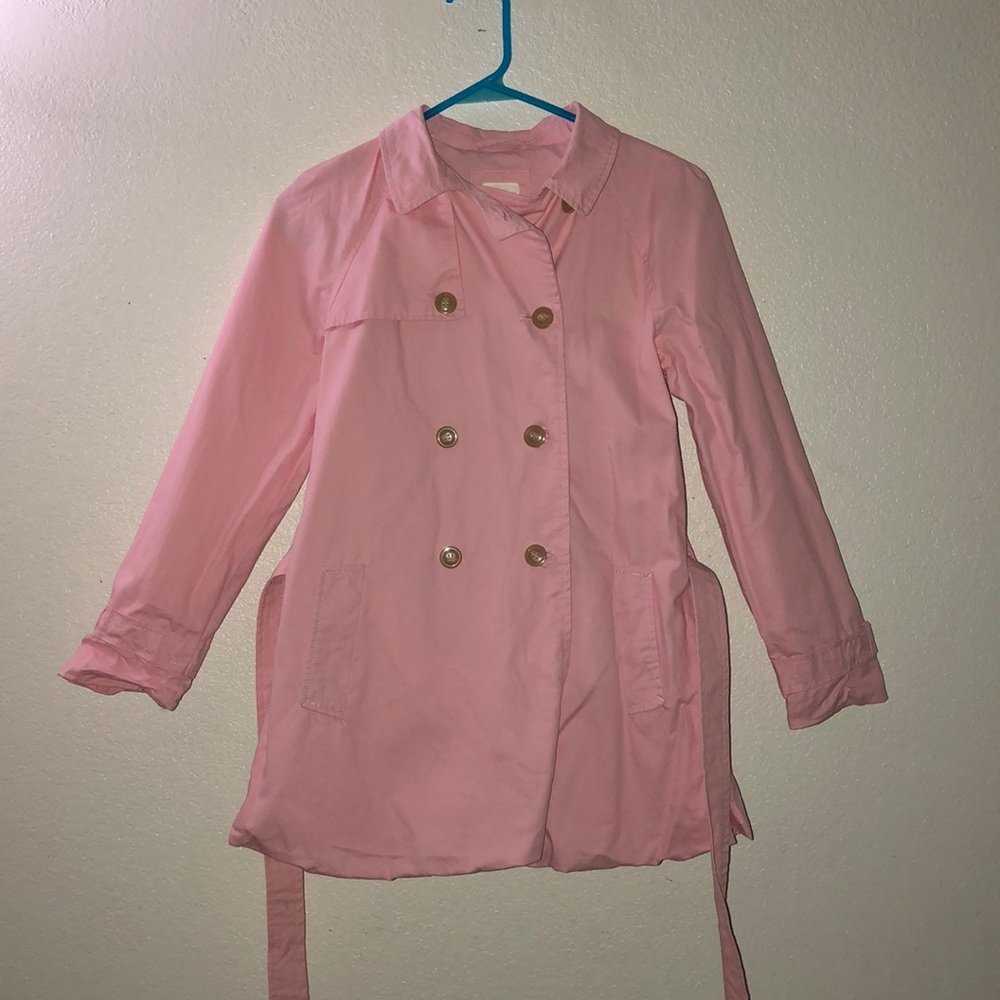 Forever 21 Pink Pea Coat for Girls